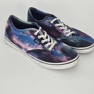 VANS Atwood Lo Pro Cosmic Galaxy‎ Sneakers size 6.5